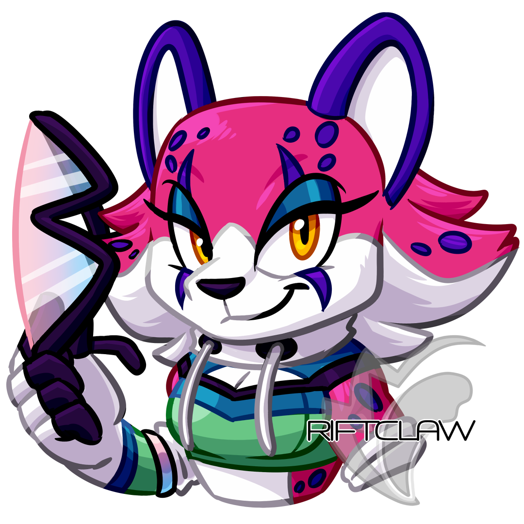 Dawn Break, an anthropomorphic cheetah.