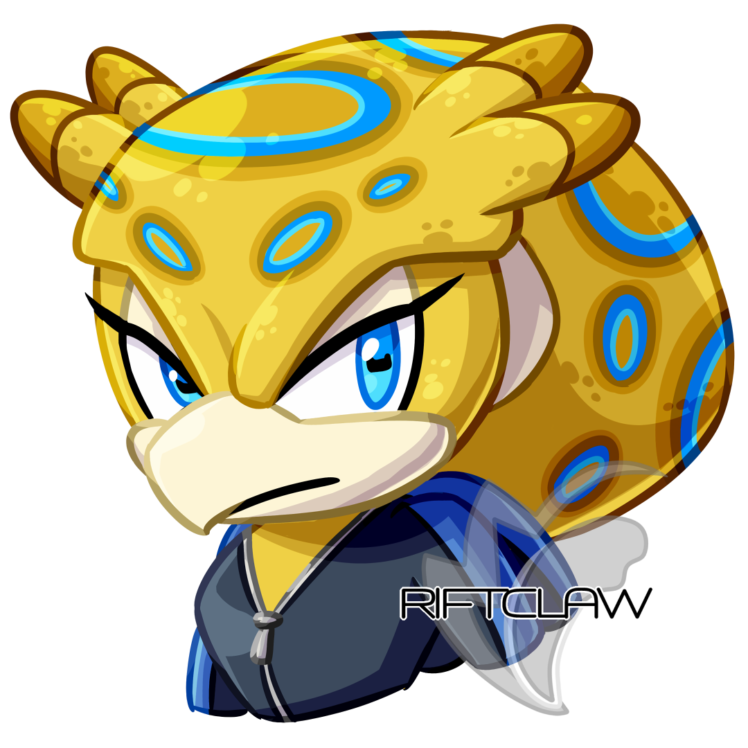 Neura Tokse, an anthropomorphic blue-ringed octopus.