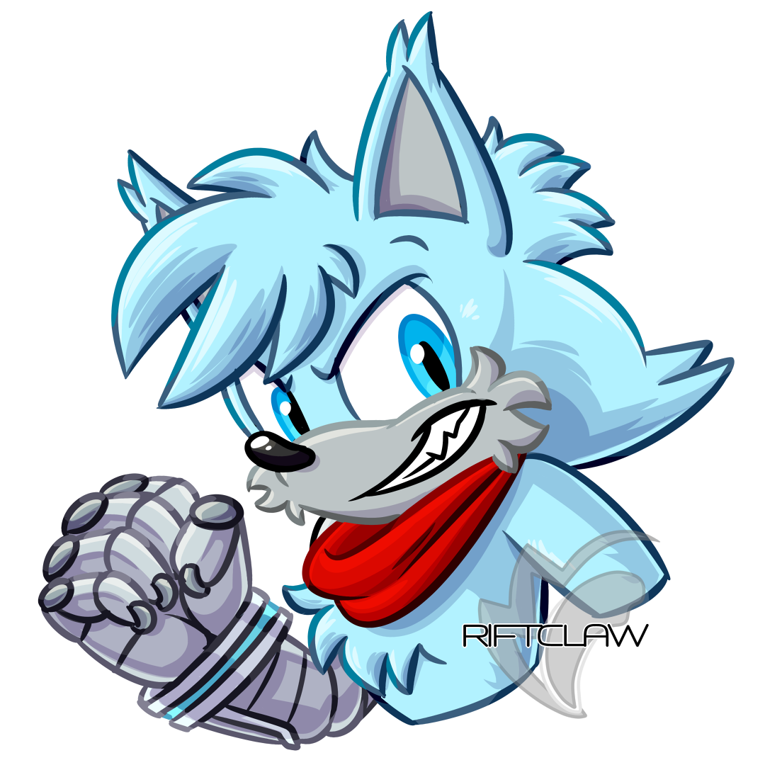 Storm, an anthropomorphic hedgehog/cat hybrid.