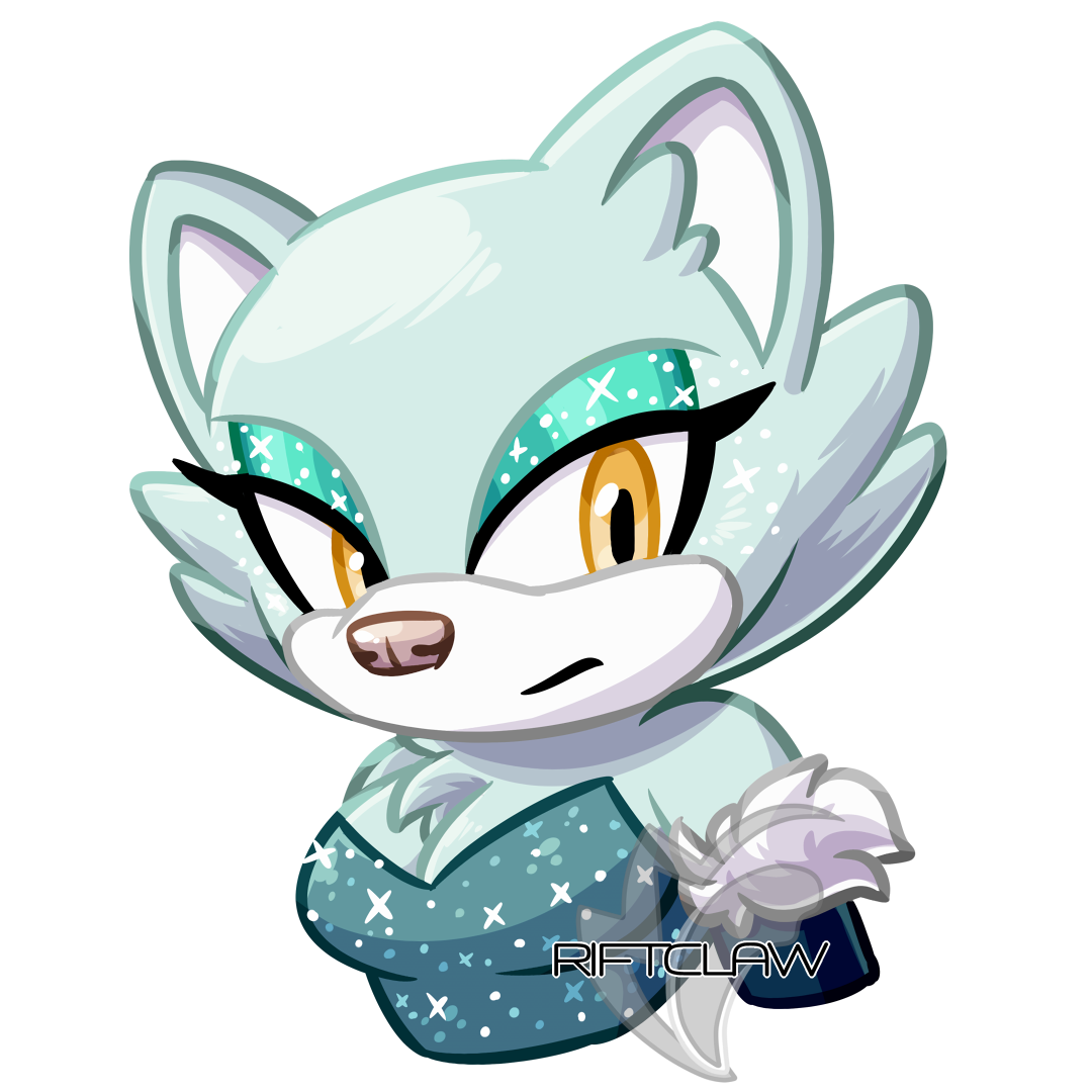 Diamond Dust, an anthropomorphic ermine.