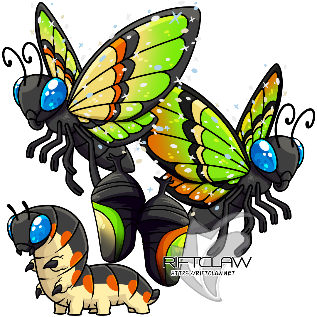 Glitterwing, a species from an unreleased petsite.