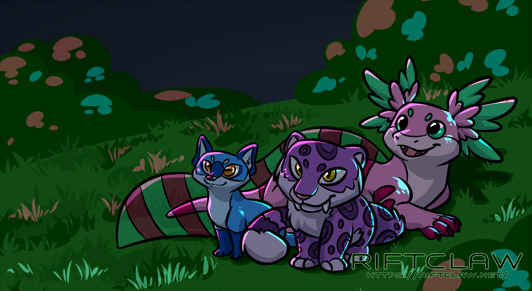 New Years' Day celebratory picture from an unreleased petsite.