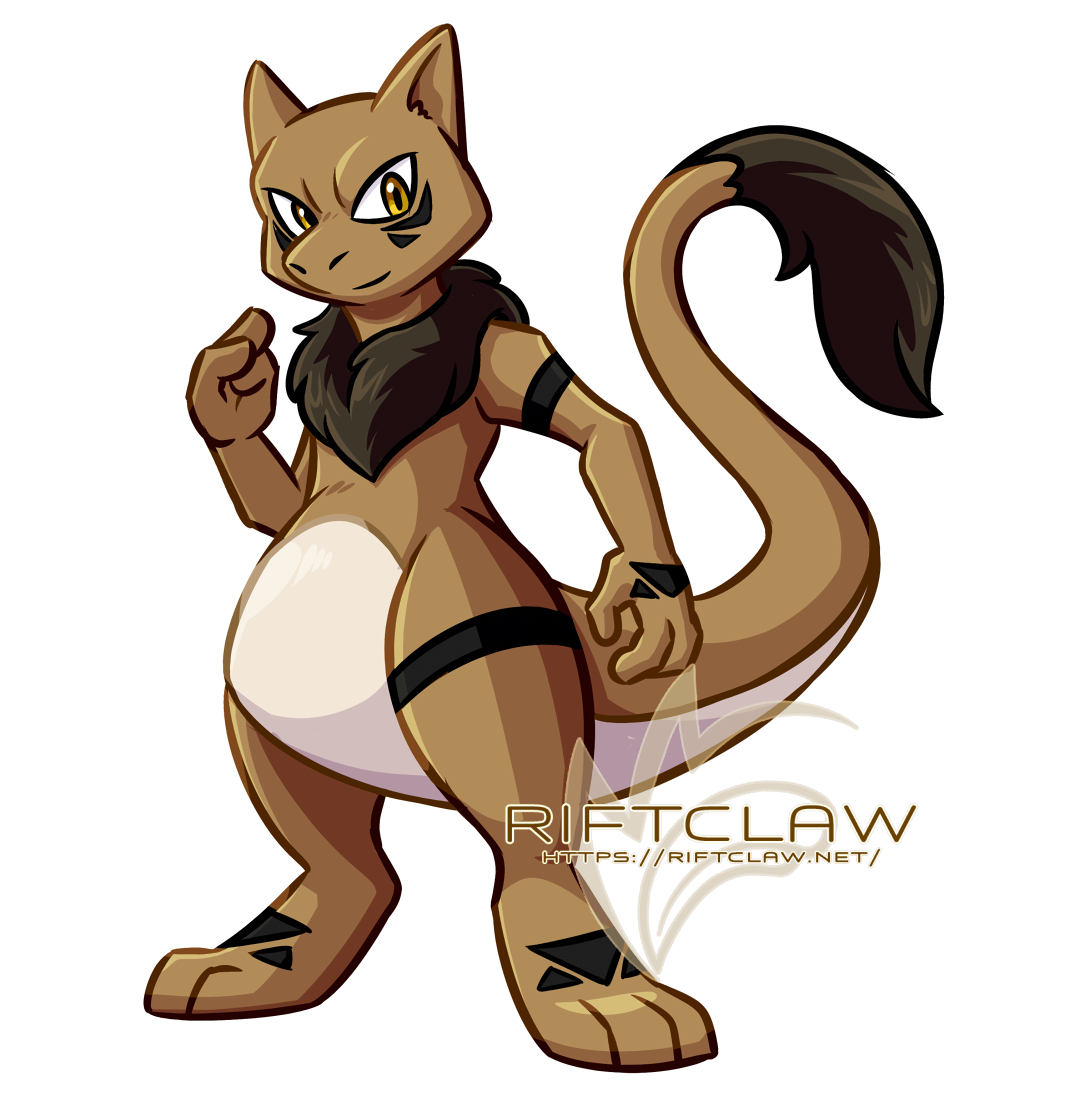 Cain Maple in an alternate universe Mewtwo form.