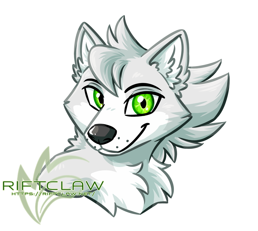 Curie, an anthropomorphic wolf from Terra.