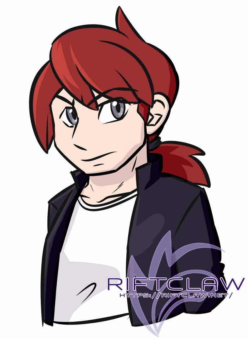 Rough doodle of Silver and his usual look c. ages 20-25ish. Art by Blake!