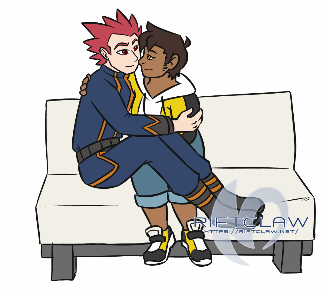 The first interview after they came out about their relationship was probably wild for the rest of the world to witness. Art by Blake!