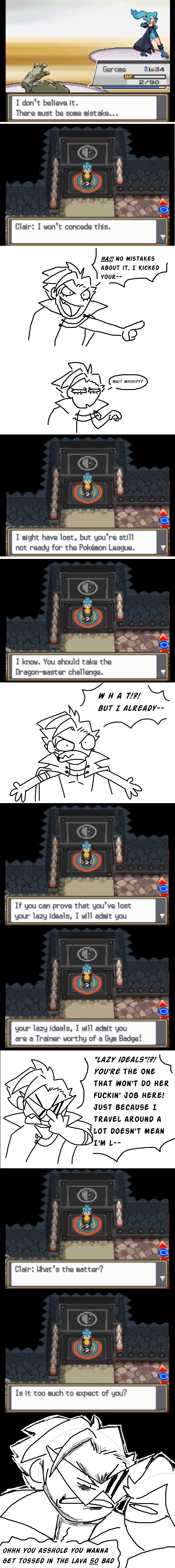 The age old tradition of just completely messing with each other bc it'd be funny. Guest art by Sege!