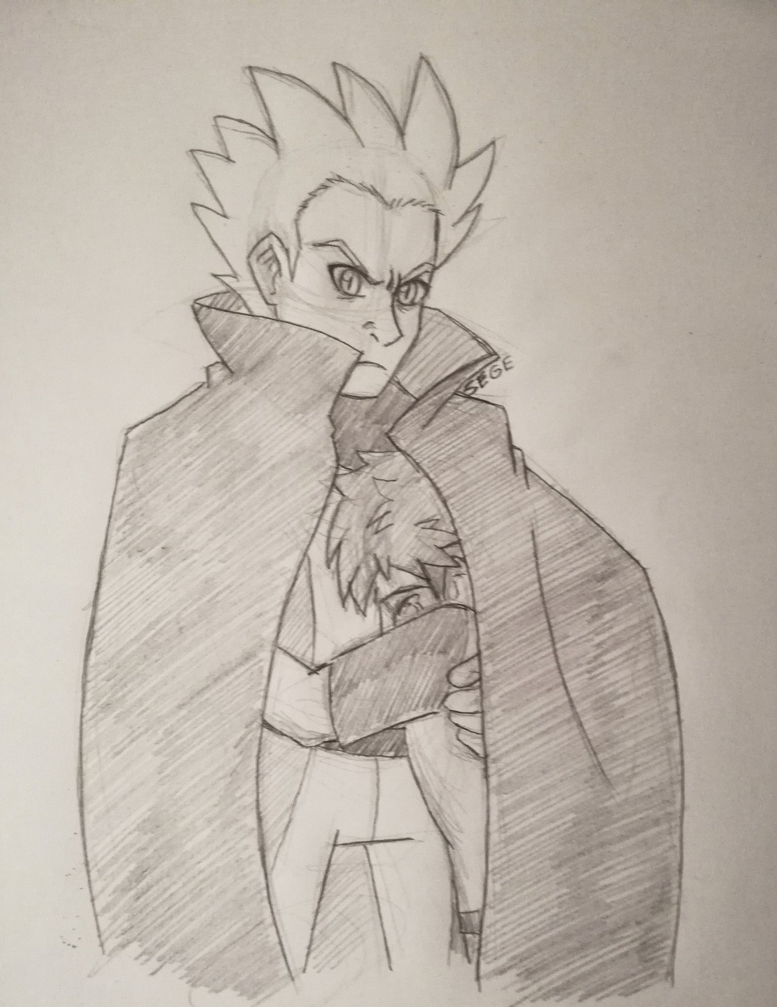 Lance protecting Red from the paparazzi. Guest art by Sege!