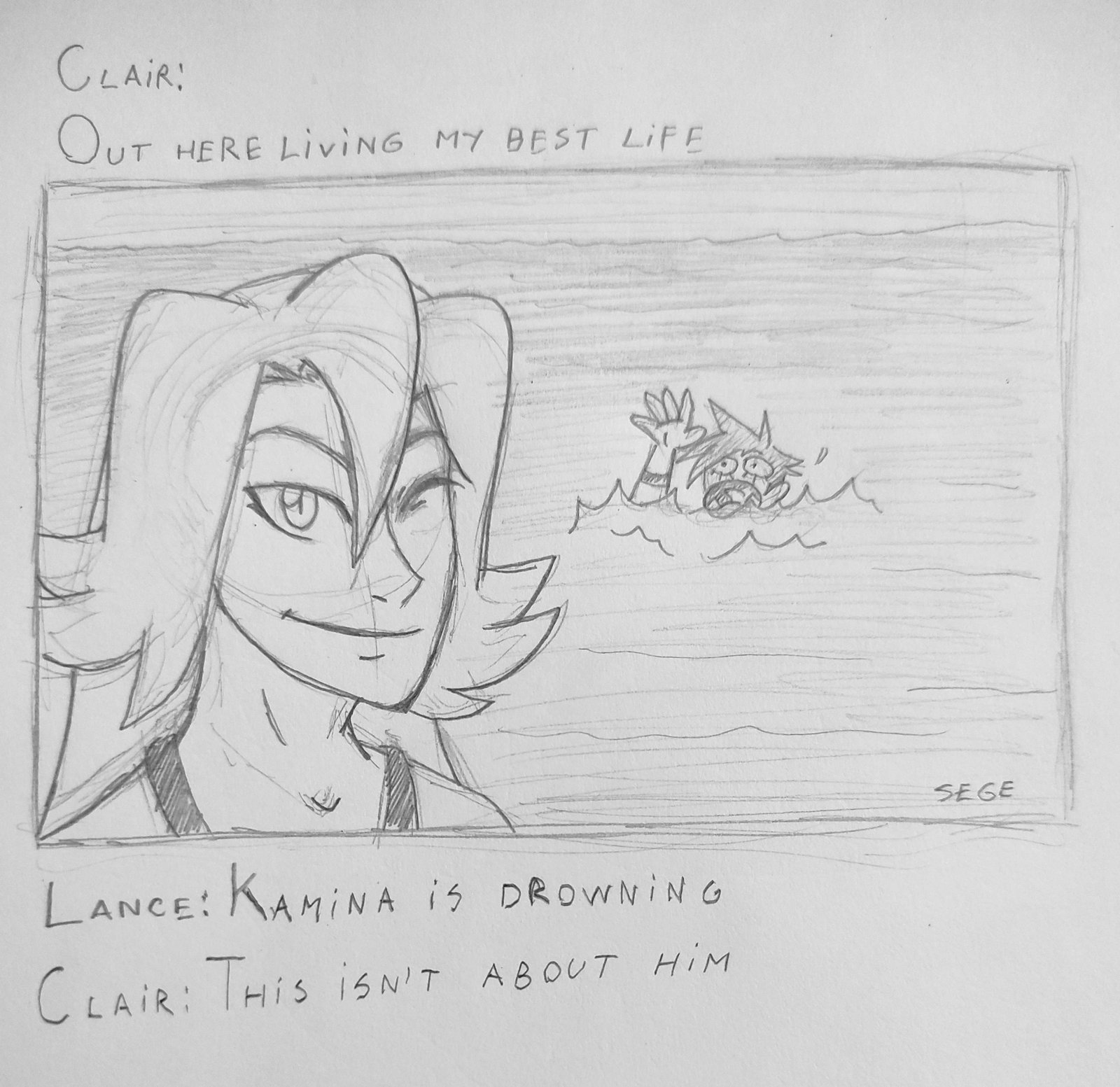 One of my favourite of Sege's meme redraws. Guest art by Sege!